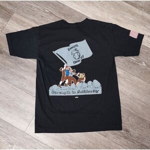 Teamsters Local 177 NJ Strength in Solidarity T-Shirt USA Size S Black Bayside